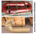 Q235-A carbon steel welded gooseneck ventilator, carbon steel welded round