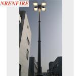 pneumatic telescopic mast light tower 7.6m pneumatic telescopic mast 4x1000W