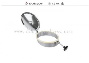 China DONJOY SS304 Elliptical Man Hole Cover With 100mm Height For Beer Tank on sale