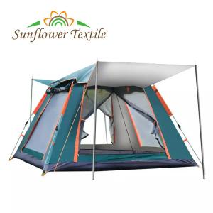 Wholesale 215x215cm 210D Silver Coated Sunscreen Cloth Waterproof Camping Tent Automatic Outdoor Pop Up Tents from china suppliers
