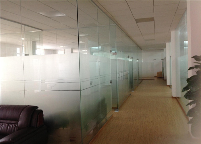 4mm - 19mm Thickness Clear Frosted Glass , Tinted / Colored Frosted Glass