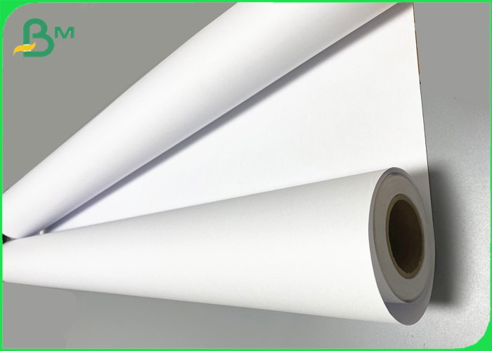 36inch 150m 80gsm White Engineering Paper Rolls For CAD Plotter Printing