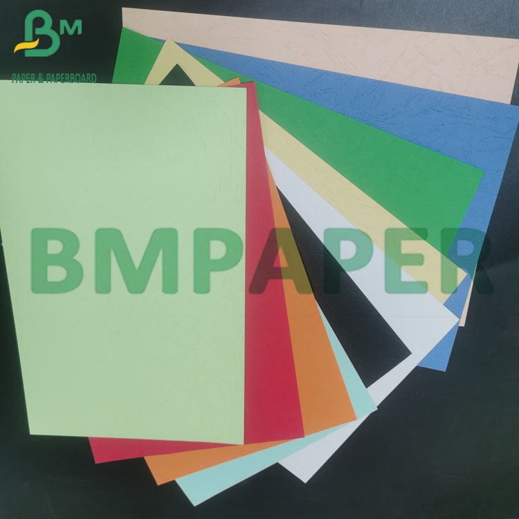 110g Colored Embossed Board Textured Cover Jumbo Paper Perfect for Inkjet Printing  (6)
