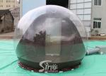 3m Dome Clear Inflatable Bubble Tent With Steel Frame Tunnel And Aluminium Door