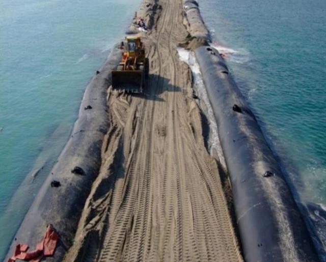 Dewatering Container Geotube Bags For Wastewater Sludge Dewatering