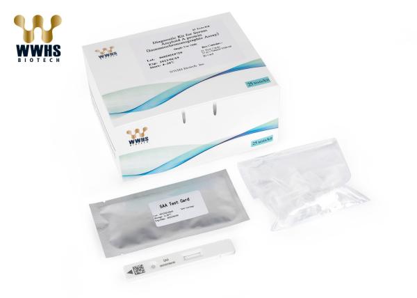 Quality SAA Rapid Quantitative Test Kits Fluorescence Immunoassay Blood Diagnostic POCT Test Cassette for sale