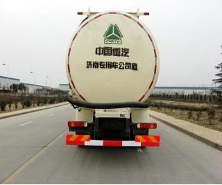 3 Axles Bulk Powder Tankers Cement Trailer Truck Loading Capacity 30 Ton - 100
