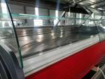 Front Flap Glass Door Deli Display Counter Fridge Meat