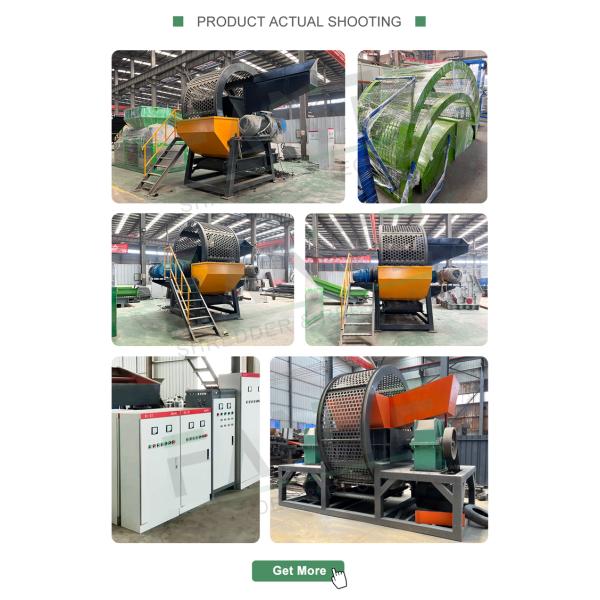 Car Truck Tire Shredder Machine Tyre Cutting Machine Tyre Shredding Equipment