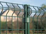 Galvanized Steel Metal Garden Fences Panels outdoor PVC Coated V Bending 3d