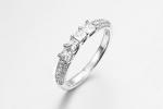 Stack Rings 2 Wholesale Jewelry Luxury Women Ring Gemstone Crystal Stone Mixed
