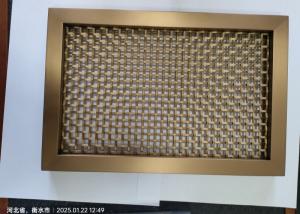 China Decorative Copper Mesh Customized Crimped Brass Wire Mesh Wire Mesh Gill on sale