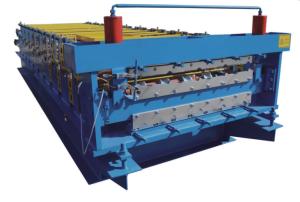 Wholesale 7.5KW Color Steel Roll Forming Machine 1200mm Double Layers from china suppliers
