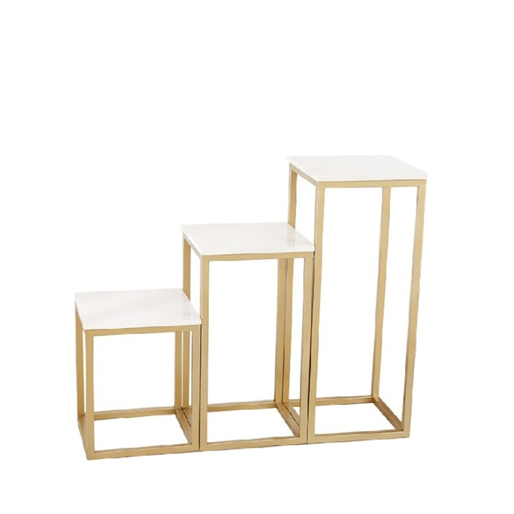 Luxury flower pot stand rack metal organizer shelf display rack