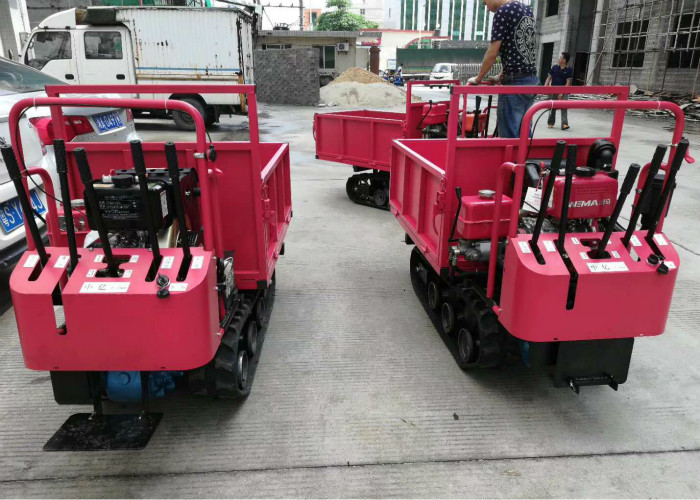 Diesel Engine Farm Mining Hydraulic Track Crawler Mini Dumper Track Transporter 2MT Capacity
