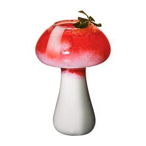 Wholesale Factory Wholesale 280ml Creative Mushroom Shape Cocktail Glass Juice Cup from china suppliers