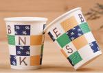 Hot And Cold Insulated Disposable Cups , Take Out Biodegradable Paper Cups
