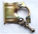 British pressed putlog coupler, drop forged single clamp 48.3mm size, electro