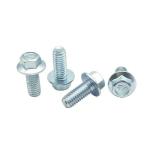 DIN6921 Hexagon Flange Bolts Grade8.8 Blue White Zinc Hex Flange Bolt