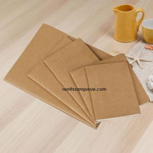 China Eco-friendly kraft notebook paper notebook with factory price on sale