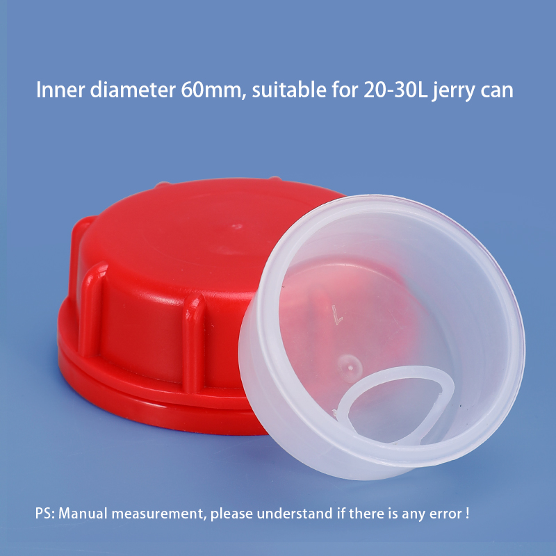 2022 Plastic Lid 53mm Blue Screw Cap Lid For 5L Jerry can Customized Logo Acceptable