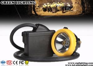 Wholesale 18000 Lux Coal Miners Headlamp , 7800mA Safety Waterproof Cap Lamp For Mining from china suppliers