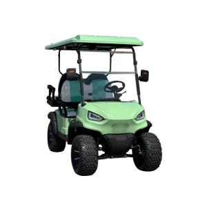 Wholesale Green Color New 4 Seaters Golf Cart 4 Wheels Certificated 60v 100ah Lead-Acid Battery Minimum turning radius 5000mm from china suppliers