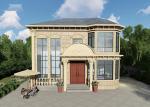 European Classic Villa Light Gauge Steel Truss Prefabricated House Villas 5