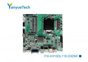 China ITX-H310DL118-2HDMI Slim Mini ITX Motherboard Intel PCH H110 Chip 2 X DDR4 SO DIMM Sockets on sale