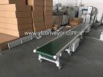Motorized Movable PVC Aluminum Frame Belt Conveyor