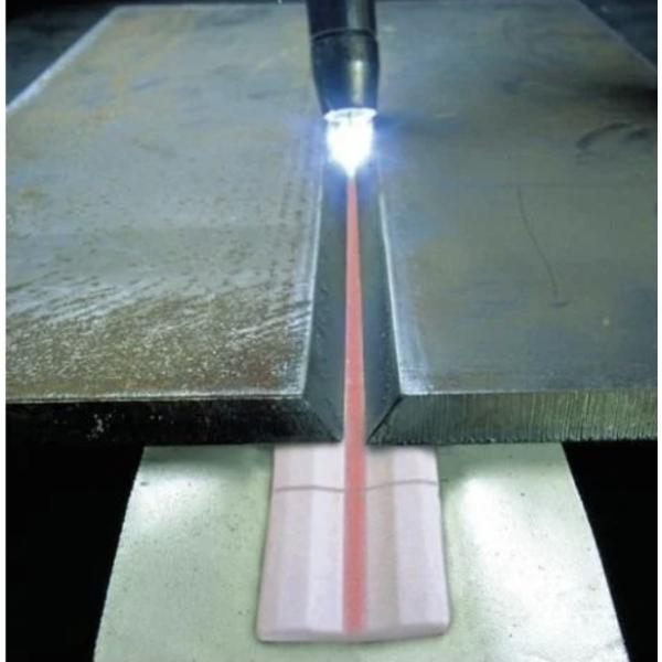 6MM Cylindrical Ceramic Welding Backing Ceramic Backing Tape