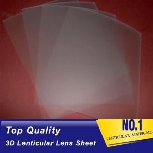 Wholesale PLASTIC LENTICULAR 75 LPI lenticular lens 3d PP lenticular sheet 0.45mm plastic 3d lenticular film for promotion sale from china suppliers
