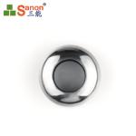 Handrail SS304 Stainless Steel Decorative Balls Drilled Hole Solid Oval Shape
