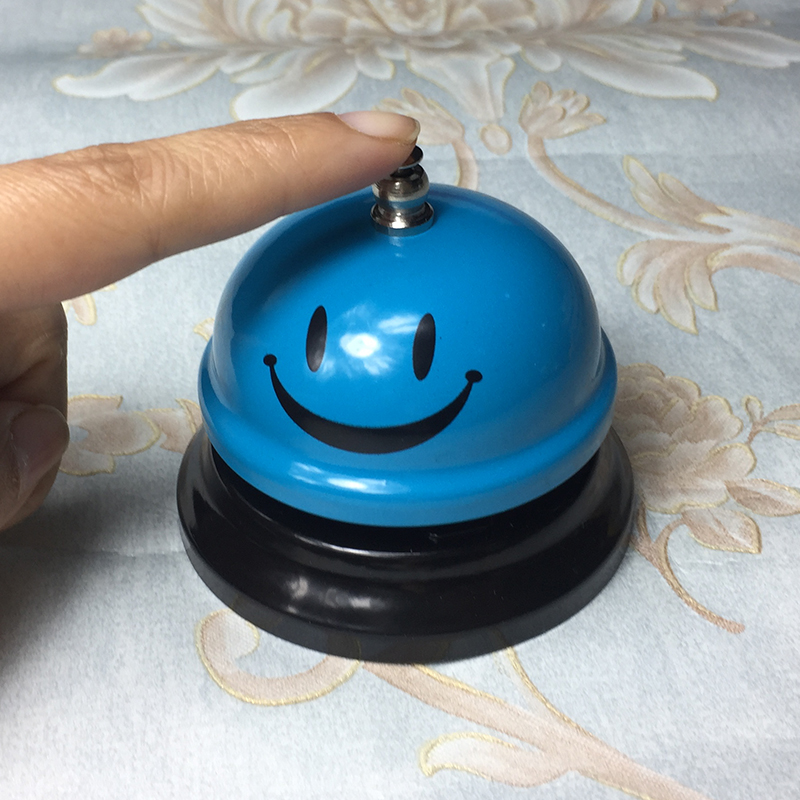 new arrival 75mm multi-color reception desk bell