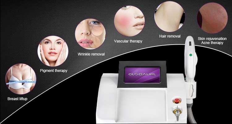 New Style OPT / IPL RF Beauty Equipment SHR IPL Hair Removal 10MHz RF Frequency