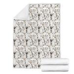 Fleece Microfiber Blanket Twin Size White Lightweight Throw Blanket Soft Cozy