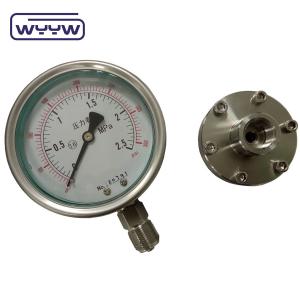 Wholesale all stainless steel diaphragm seal pressure gauge manometer from china suppliers