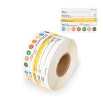 Water soluble paper labels dissolvable labels for food packaging