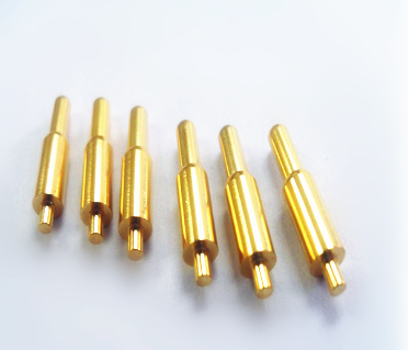 DIN Gold Plated Pogo Pins Connector Brass Spring Loaded Test Probes