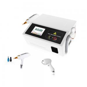China Q Switched ND Yag Laser Pigmentation Removal 808NM Diode Laser 2 In 1 Machine on sale