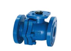Wholesale 10 Bar Din Standard Floating Ball Valve Cast Iron High Platform Flange from china suppliers