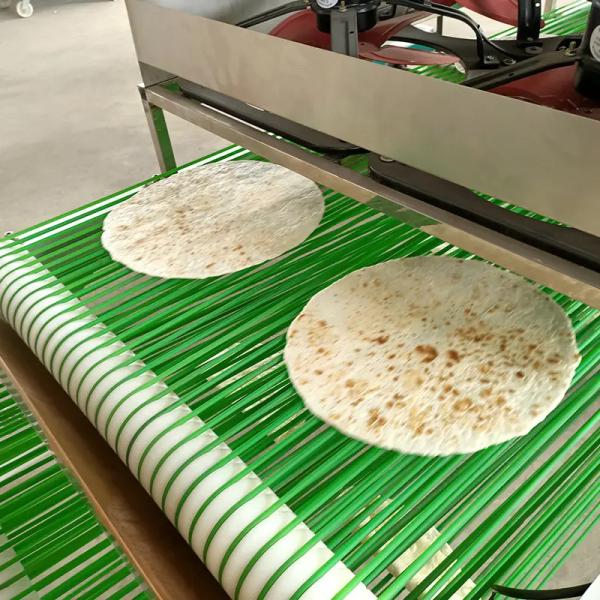 Arabic Bread Tortilla Production Line By Air Pressure Press Or Hydraulic