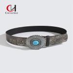 Fashion Ladies Leather Belt Western Denim Retro Belts Cool Girls All Season