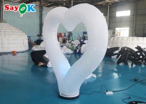 Wholesale Giant Inflatable Balloon Wedding Decoration Love Heart Model With Light from china suppliers