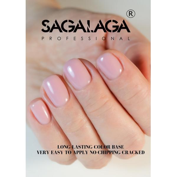 Strong Color Non Toxic With Flakes Et Hema Free Foil Rubber Top and Base Coat Gel Nails