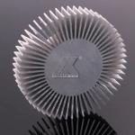 Anodized Matt Alloy Aluminium Heat Sink Material 6000 Series For LED Profile