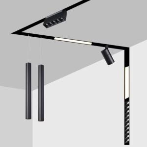 Wholesale 48V Trimless Magnetic Lighting Track for Kitchen Hotel Bedroom from china suppliers
