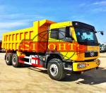 20 - 30 Tons Earthmoving Heavy Duty Tipper Trucks , 3 Axle 10 Wheeler Dump Truck