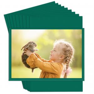 China Green Color 4x6 Magnetic Photo Frames Easy To Use Plastic Box Magnets For Picture Anti Stain on sale