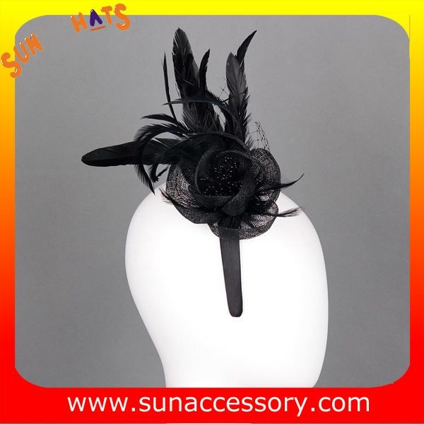 0901 Elegant design sinamay fancinators hats for women ,Fancy Sinamay fascinator from Sun Accessory